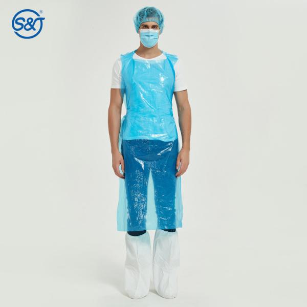 S&J Disposable Aprons For Cooking, Painting and More Individually Packaged Durable 1 mil Biodegradable Disposable Aprons