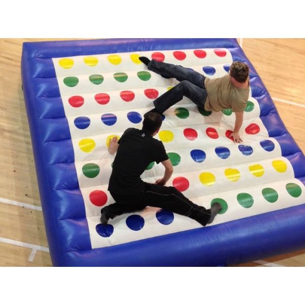 Подгонянная игра Twister больших напольных малышей раздувная для смешного