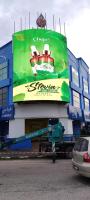 Pantalla LED al aire libre de la curva de IP65 P8 SMD para la publicidad