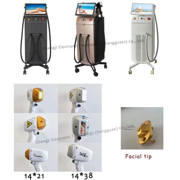 Máquina de depilación con láser de diodo 808 Diodo láser para depilación