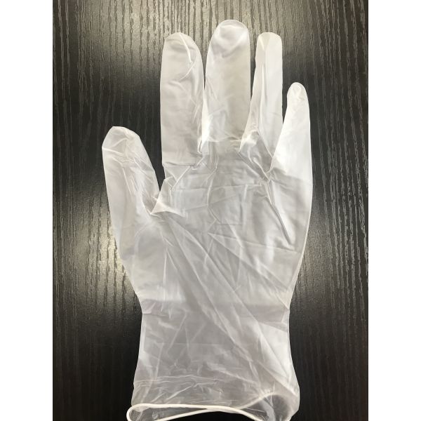 Mechanical Repairs Printed Powder Free Vinyl Gloves With Rolled Rim