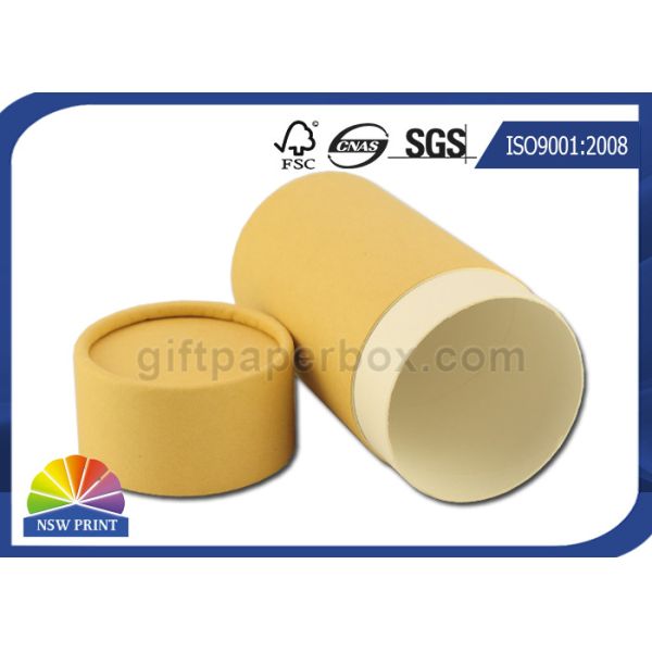 Контейнер подарочной коробки трубки бумаги Брауна Крафт упаковывая цилиндрический Биодеградабле
