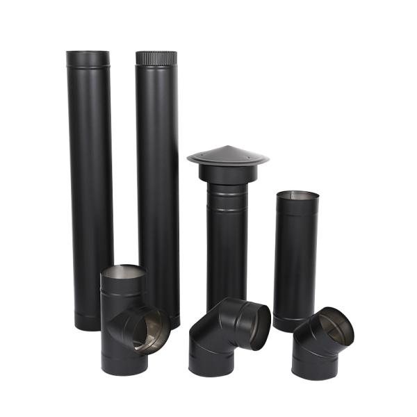 Swivel Elbow Single Wall Stove Pipe Sets Galvanized SUS304 SUS316 Material