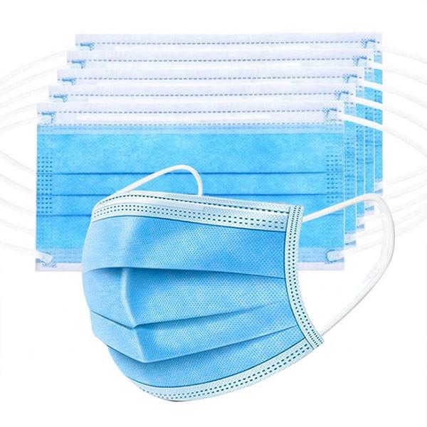 Non Woven Dental Clinic Surgical 3 Layer Face Mask Earloop Anti - Viruse