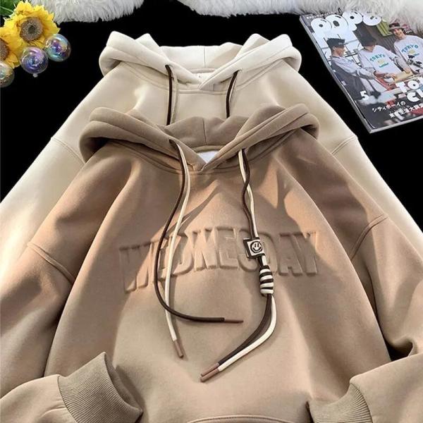                  Custom Cotton Tracksuit High Quality Puff Printing Men Manufacturers Heavyweight Essentials Embossed Hoodie Sweatshirt             