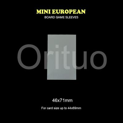 Protetores de cartão transparente fosco 46x71mm Cpp antirreflexo para jogos de tabuleiro