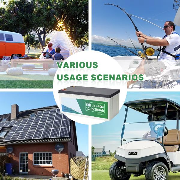 Vehicle Lithium RV Battery 12v 100ah 150ah 200ah LiFePO4 For Camper