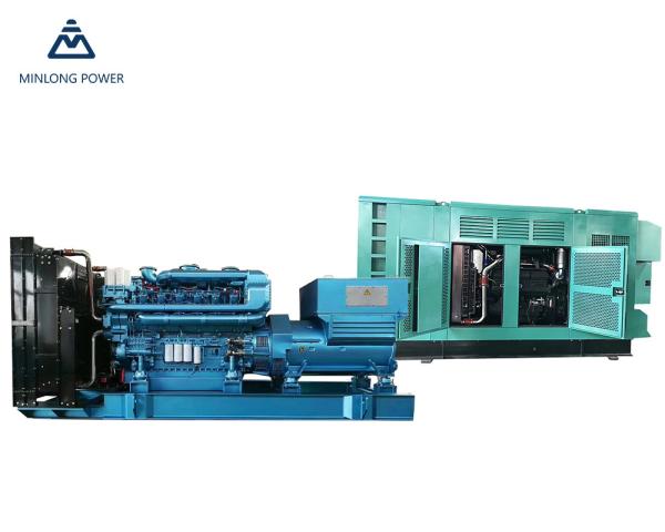 Motor Baudouin 680kw Gerador de Gás Natural 12m33D900e310ng