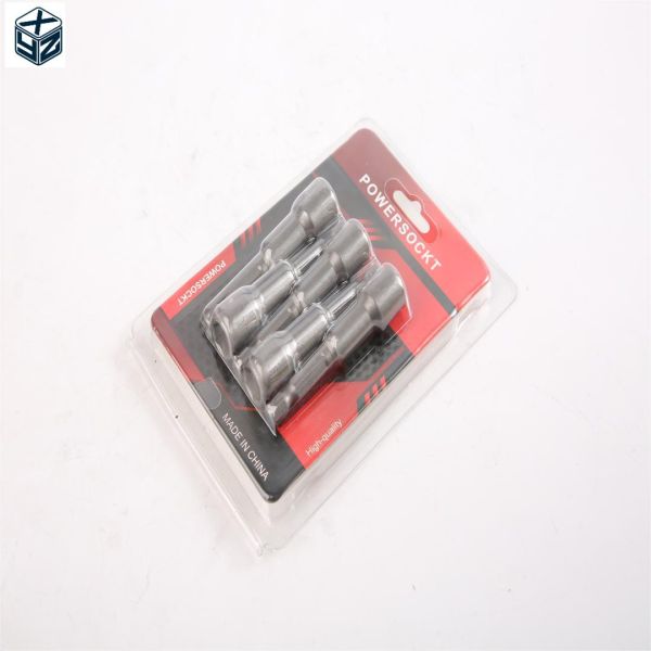 CRV Material 9mm*65mm*5PC Magnetic Nut Driver Set for 1/4in Drive