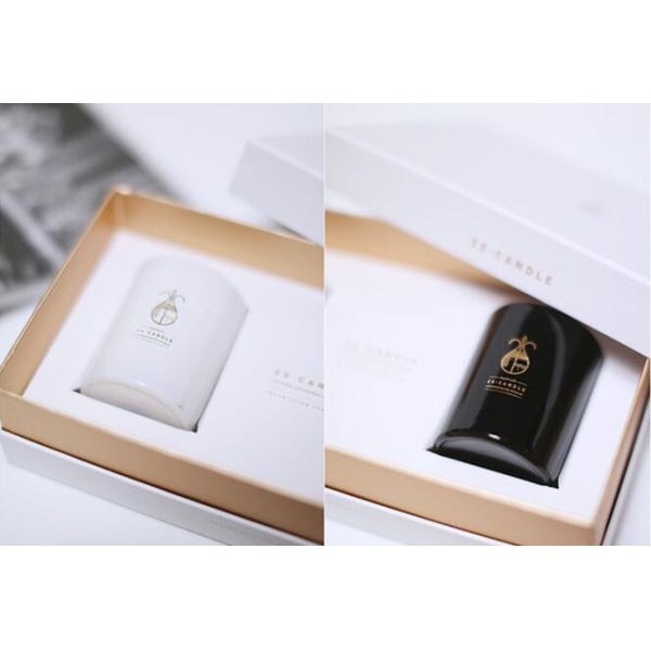 Cajas de embalaje para velas sin humo de aromaterapia fina Impresión 4C CMYK a medida