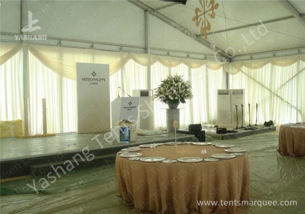 20M by 20M Aluminum Profile Outdoor Event Tent with Transparent Glass Wall