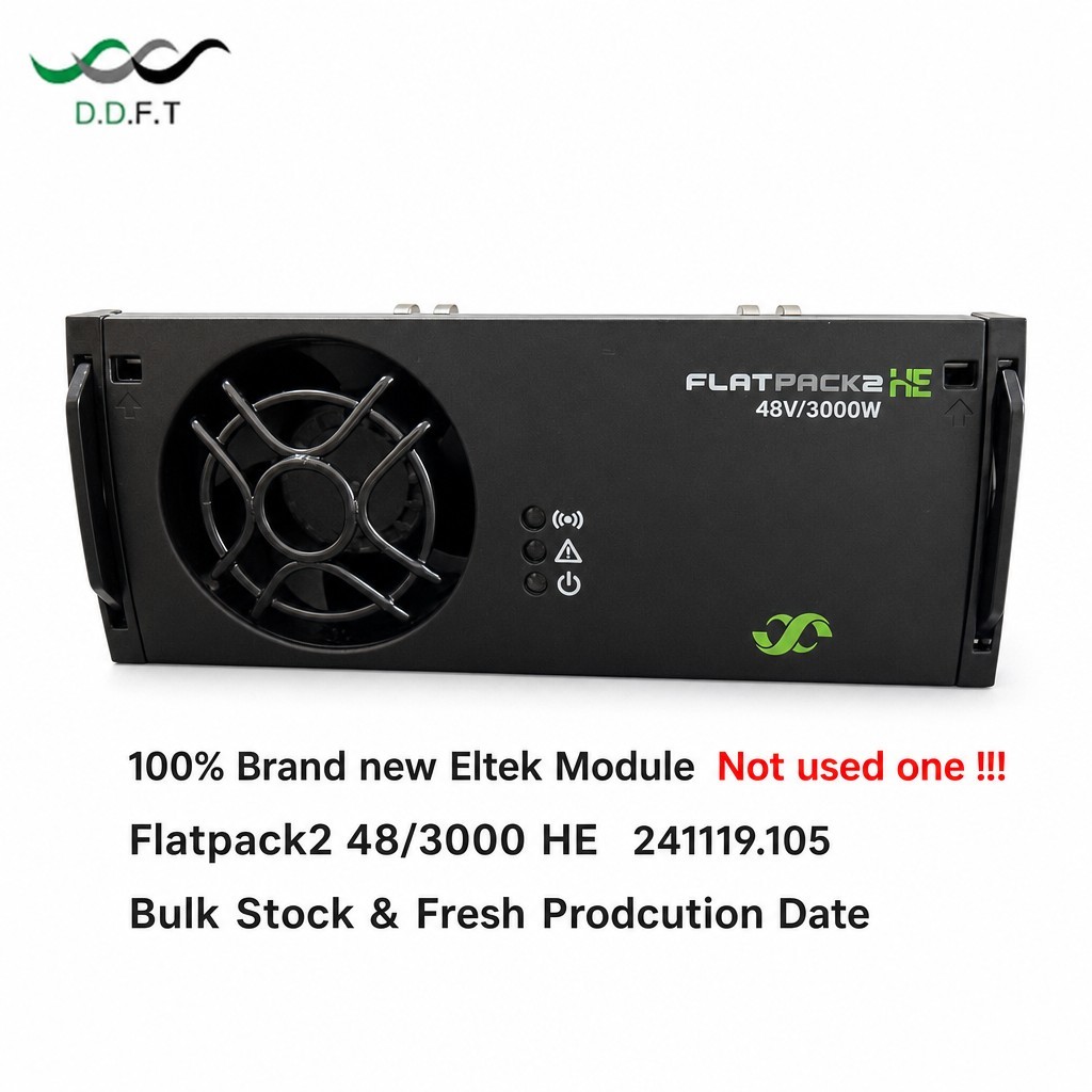 Eltek Flatpack2 48/3000HE 3000W 48V High Efficiency Hot Swappable Rectifier Module for Telecom Power Supply