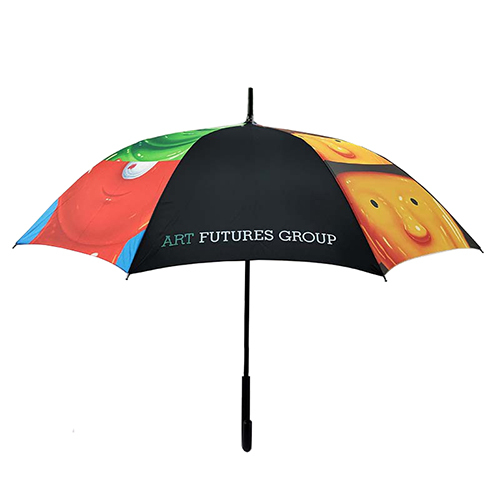 Custom Sublimation Printed Promotional Umbrellas Automatic Opening Umbrella