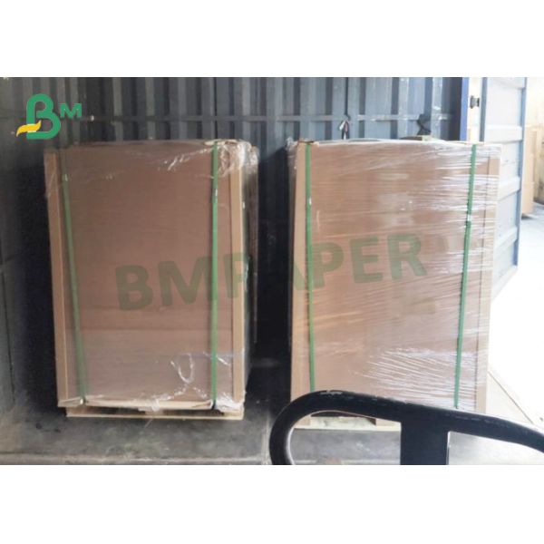 Unbleached brown kraft paper 250g 350g Lunch Brown Kraft Paper For Bowl And Cups Making Food Grade