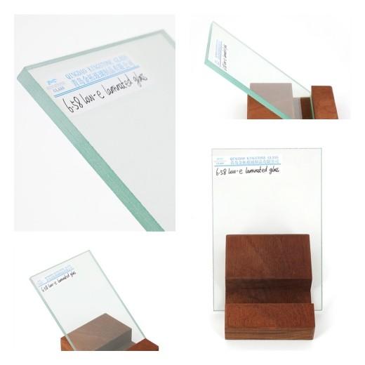 6.58mm Low E Laminated Glass Energy Efficient Low E Window Glass Replacement