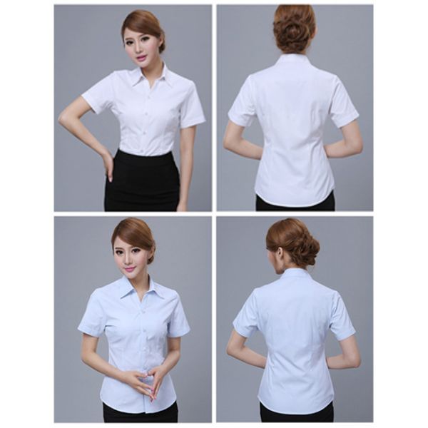 Formal Custom Business Shirts 55% Polyester 45% Cotton Sleeve Regular