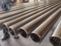 Oil Well AISI 316L Oil Sand Control Wire Wrapped Screen Pipe With 0.3mm Slot Size