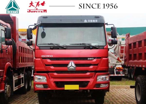 Sinotruk HOWO 380HP Industrial Dump Truck 400L tanque de combustível com longa vida útil
