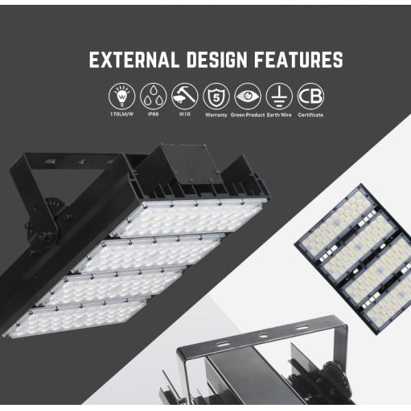 160lm/w LED Flood Light 200W Outdoor IP66 Waterproof For 500W Halogen Light Replacment