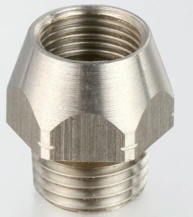 304 Stainless Steel Hex Head Internal External Thread Taper Screw Nut