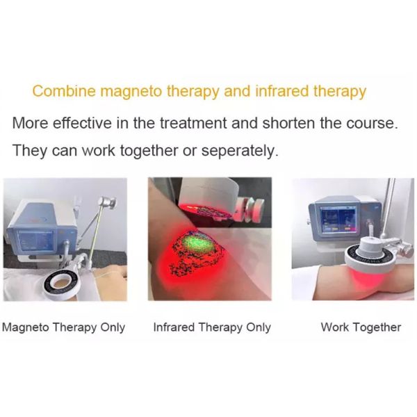 Máquina de Magnetoterapia Infrarroja Circulación sanguínea Alivio del dolor Fisioterapia láser