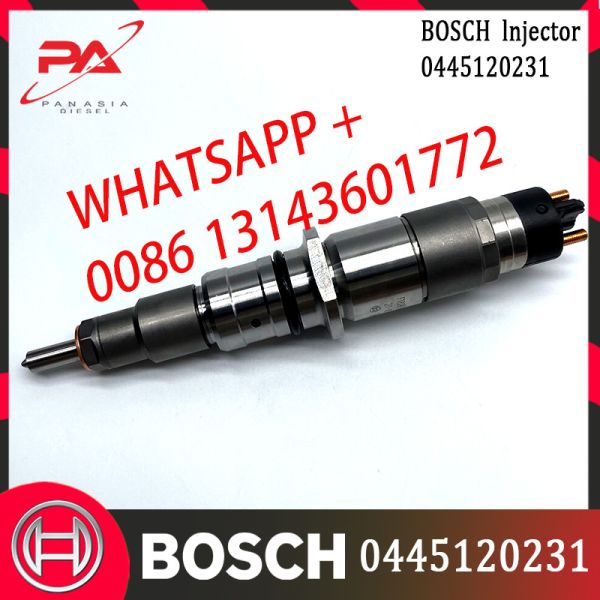 Bos-ch injecteur commun de rail de l'injecteur de carburant 0445120231 0445-120-231 pour le moteur de gazole