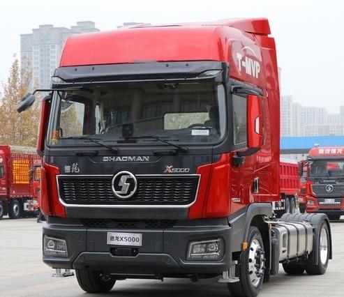 SHACMAN X5000 cabeça de tractor 6x4 460HP EuroV Red Truck cabeça de tractor