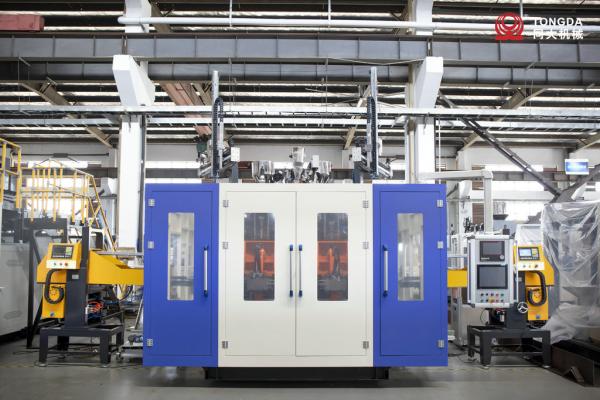 HDPE 5L Plastic Bottle Blow Molding Machine 80mm Fully Automatic Double Station