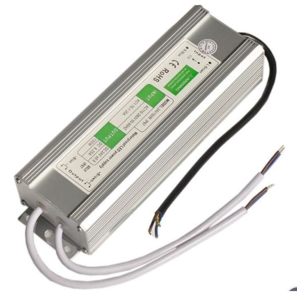 DC 12V 24V Waterproof IP67 65 66 LED Driver Power Supply Transformer 15w-150w for LED lamp light