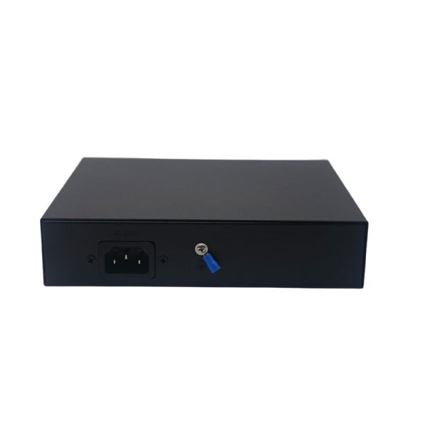 All In One PoE Fiber Media Converter 100Base-FX SC To 8CH PoE Fiber Transceiver