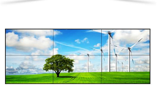 46 Inch 3.5mm Narrow Bezel Indoor 3x3 LCD Video Wall With Controller