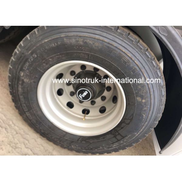 Del color remolque blanco resistente de la cama semi para 60 toneladas de capacidad de cargamento