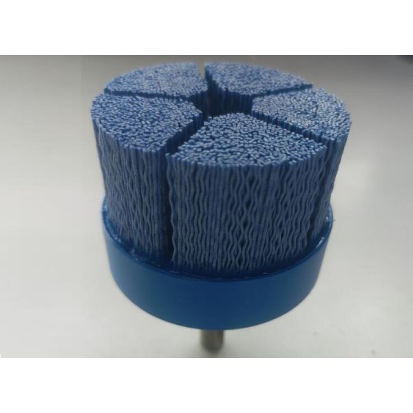 80mm Blue Bristle Ceramic Deburring Brush Disc for Surface Finishing