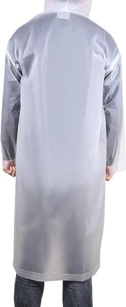 Fashion Long Rain Coat Jacket, Rainwear, Rain Jacket Lightweight Raincoats Windbreaker for Men Women