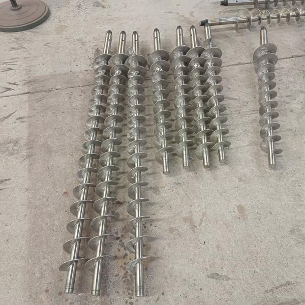 ODM/OEM Custom Continuous Screw Flight Auger Parts Screw Parts Ferro Inoxidável Espiral Blade Conveyor