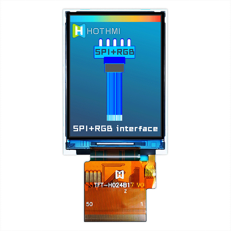 2,4 модуль дюйма 240x320 SPI TFT, солнечный свет читаемый LCD TFT-H024B17QVIST6N50 IC ST7789