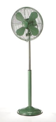 30cm 40W Antique Retro Floor Fan 4 Aluminium Blade 3 Speed AC Copper Motor