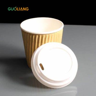 Wholesale Disposable Single Wall Recycled 8oz 12oz 16oz Coffee Paper Cup with Lid