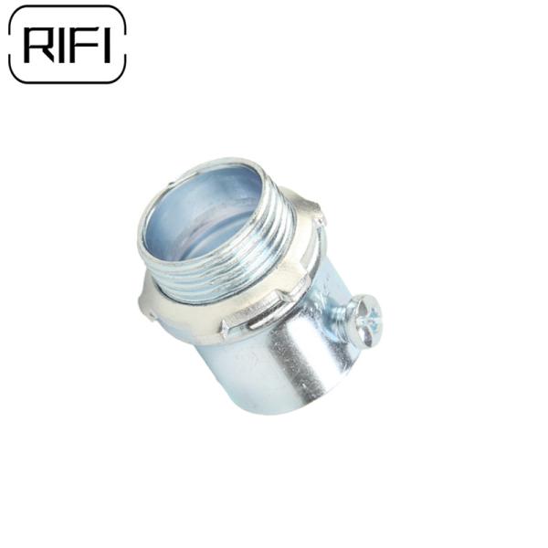 EMT Electrical Conduit Pipe Steel Set Screw Connector With Or Without Insulated