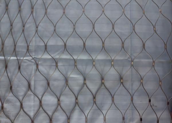 Black Strength Furreled Weather Resistant Aviary Rope Netting Stainless Steel Rope Mesh for Bird Cages