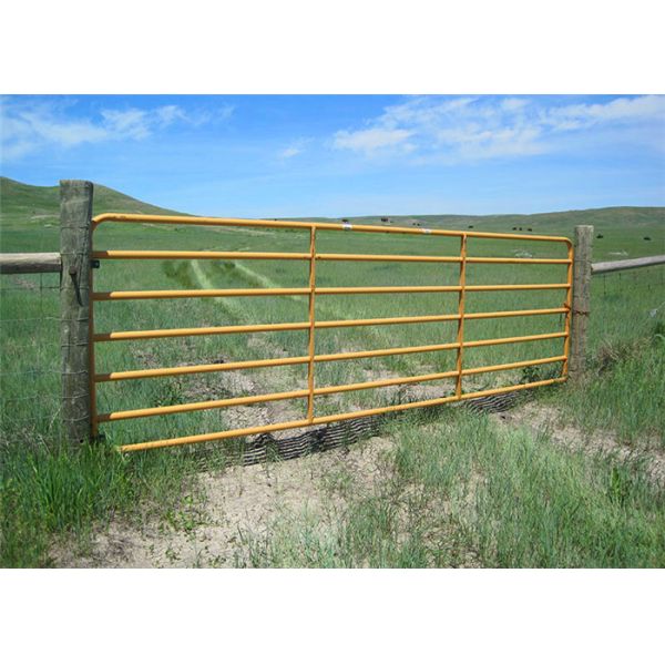 1170mm Galvanized Steel Farm Gates Rustproof Livestock 12 Foot Metal Farm Gate
