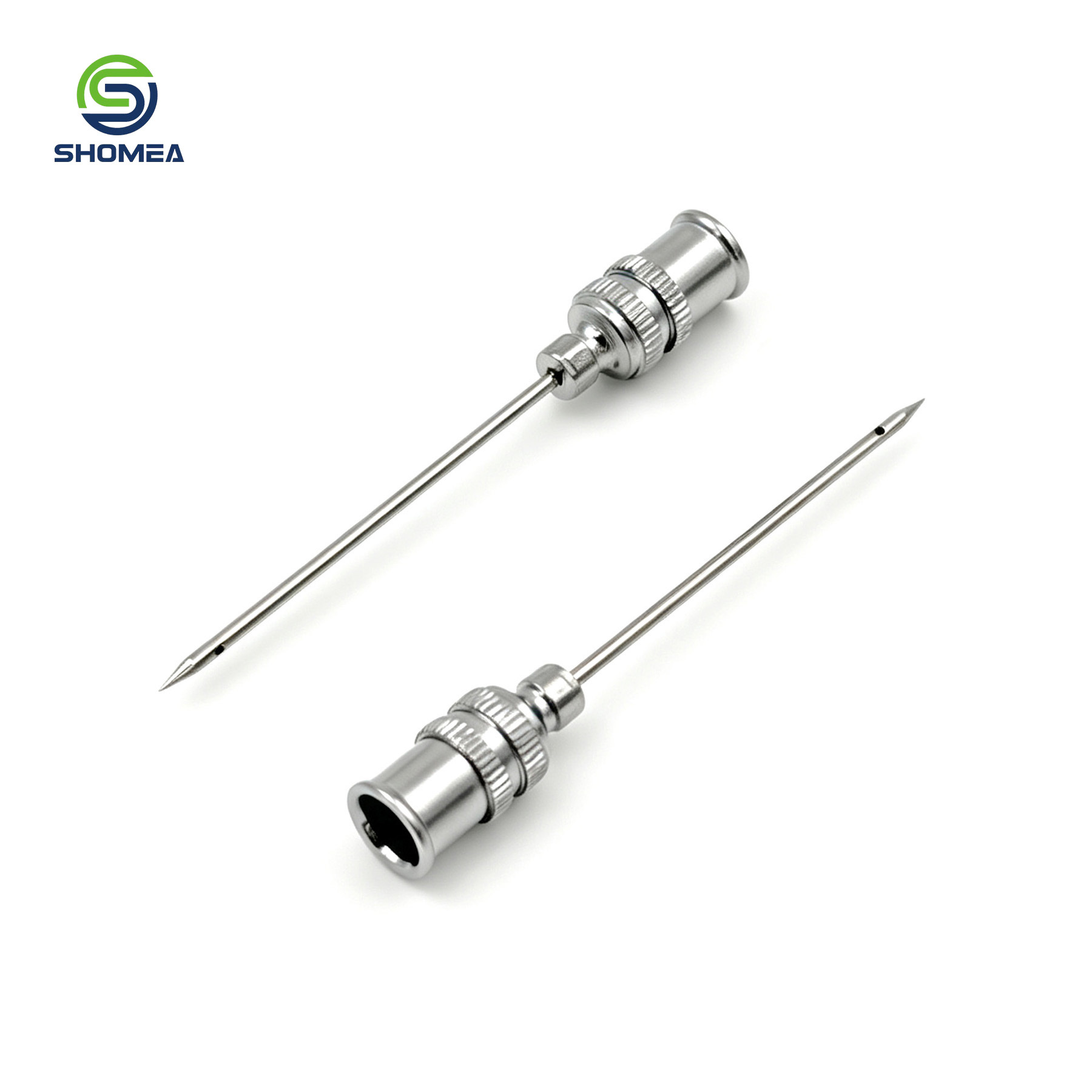 SHOMEA Stainless Steel Flange Side-Port Injection Needle for Food Machinery