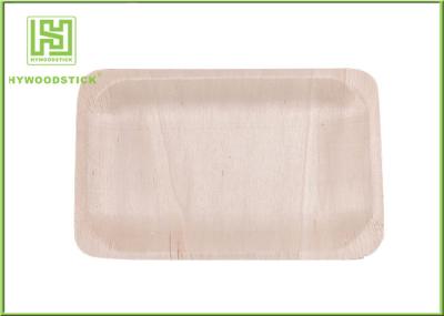 100% Natural Sustainable Disposable Wooden Plates Wood Dinner Dishes Well Polished