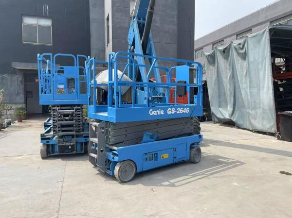 Used GENIE GS-2646 LIFT ELEVATOR Anti Oil Leaking for Construction