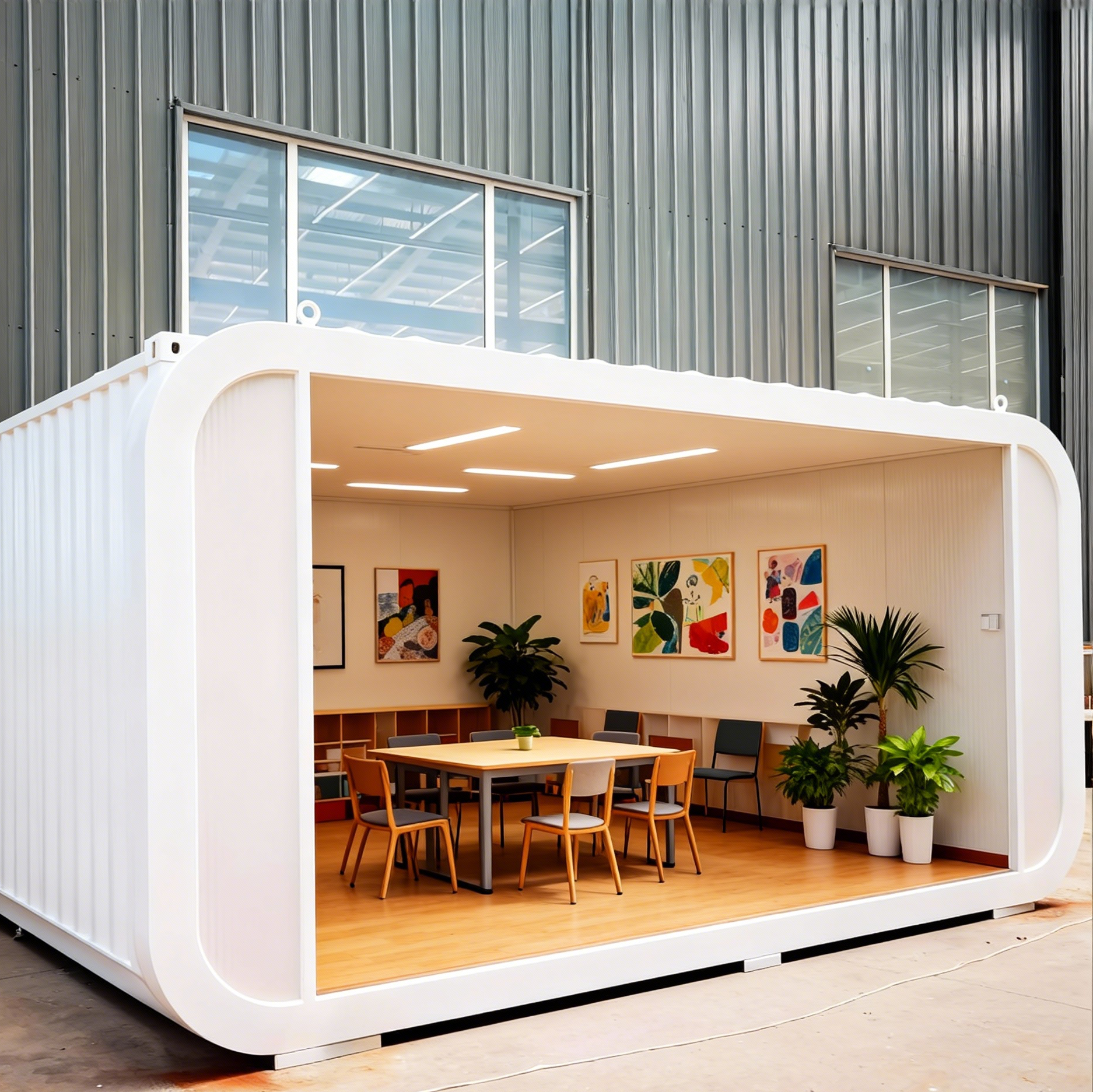Modern Portable Mobile Apple Cabin House Factory Direct Sale Waterproof Container Material for Camping or Hotel Use