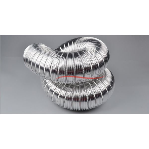 HVAC Parts Semi Rigid Aluminum Duct 100MM Diameter 8 Flexible Aluminum Duct