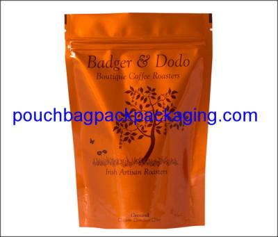 Stand up pouch, doypack, stand up bag with vivid gravure printing and zip