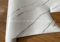 Rolo de filme de membrana de PVC de design de mármore branco para decoração de portas de armários