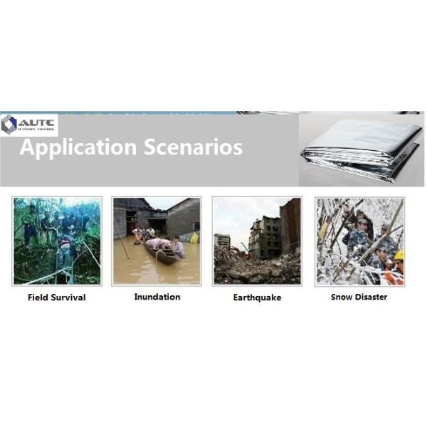 Couverture de premiers secours fournitures de survie en milieu sauvage Couverture de survie chaude en extérieur Couverture de secours d'urgence séisme