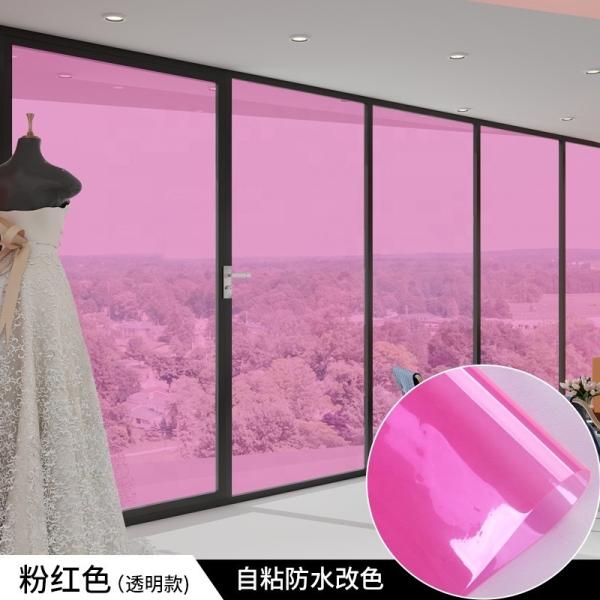 Water Proof Surface 3D Wallpaper Glass Sticker for Hotel Interior Decoration PVC Film Home Refurbishment Project